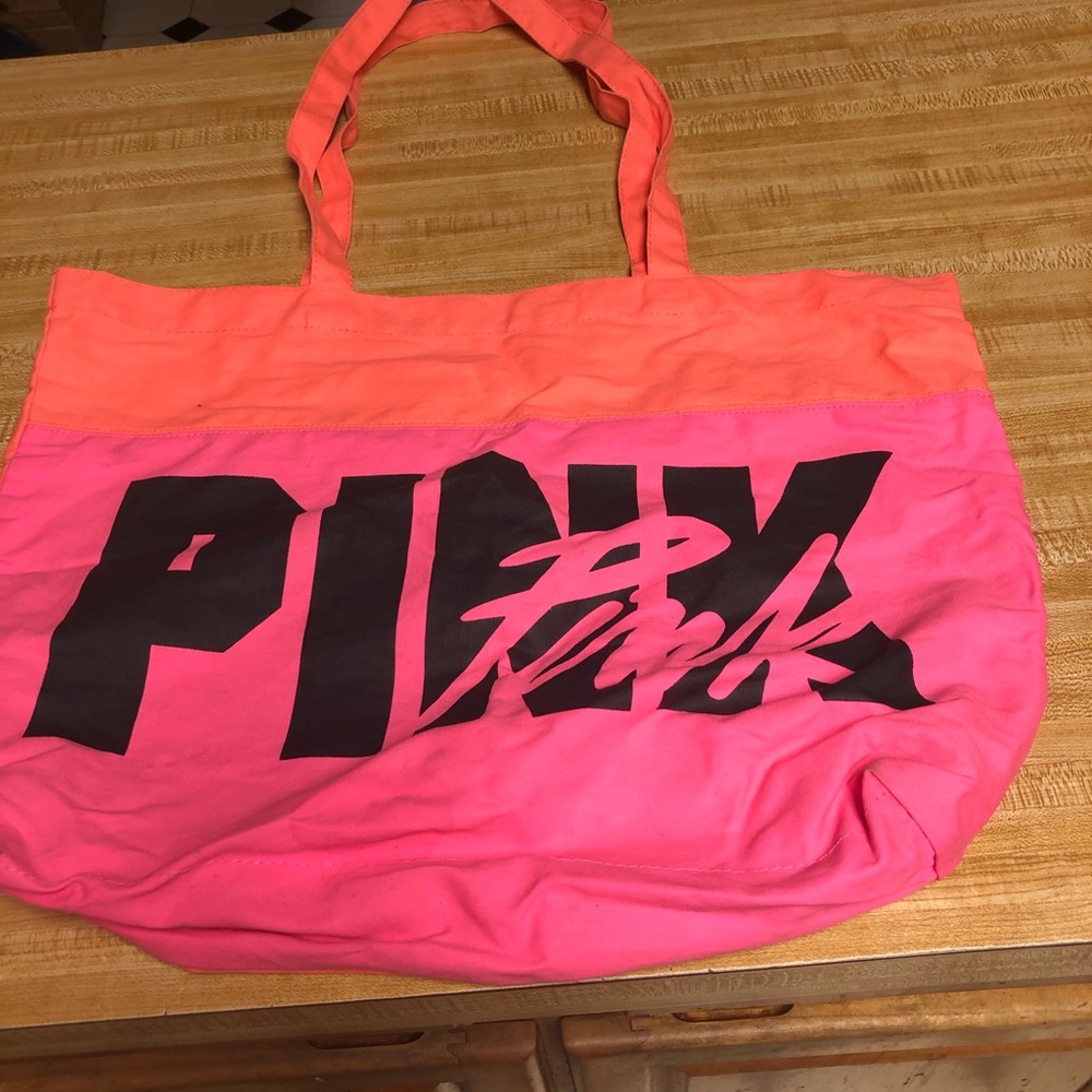 Pink tote bag good used condition